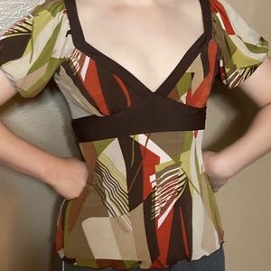 Vintage Puff Sleeve Top